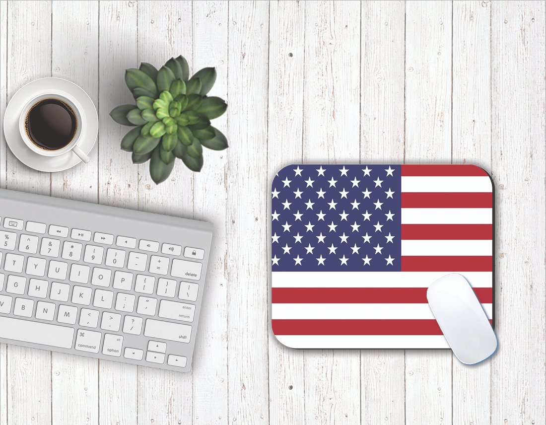 Fantaboy Flag Pattern Mouse Pad